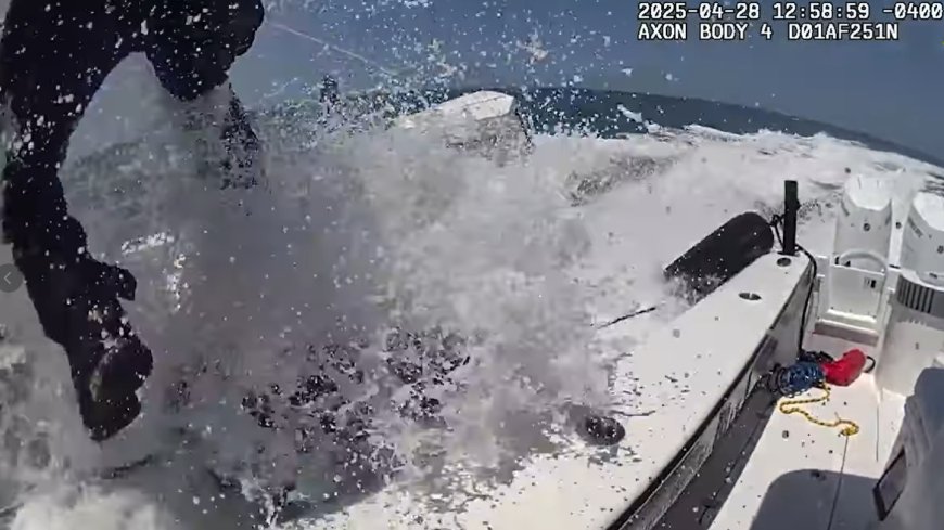 BWC: Fla. police leap onto circling boat after boater thrown overboard
