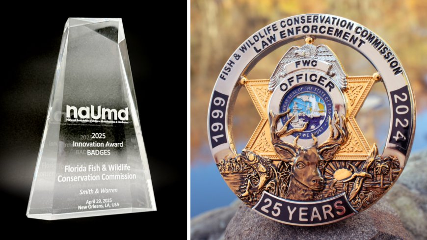 Smith & Warren wins 2025 NAUMD Innovation Award for Florida Fish & Wildlife Conservation Commission badge
