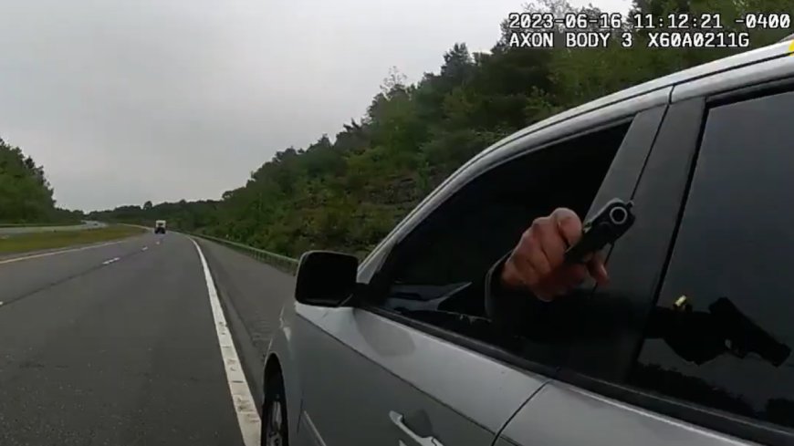 BWC: N.Y. trooper returns fire, pursues suspect after being shot during 2023 traffic stop