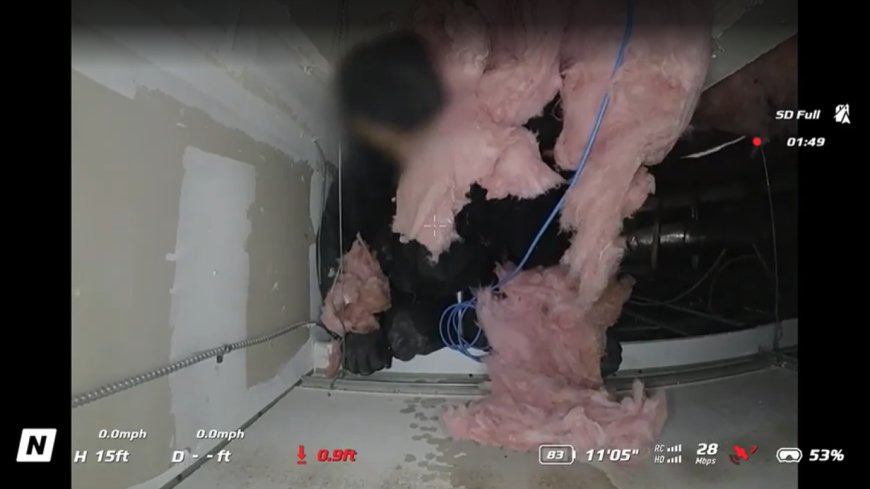 Watch: Calif. PD's drone finds burglary suspect hiding in ceiling